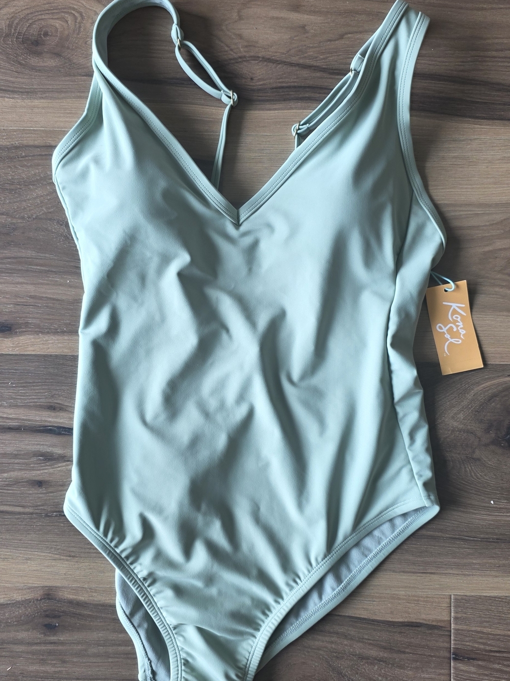 Kona Sol One-Piece Swimsuit – Sage Green – NWT